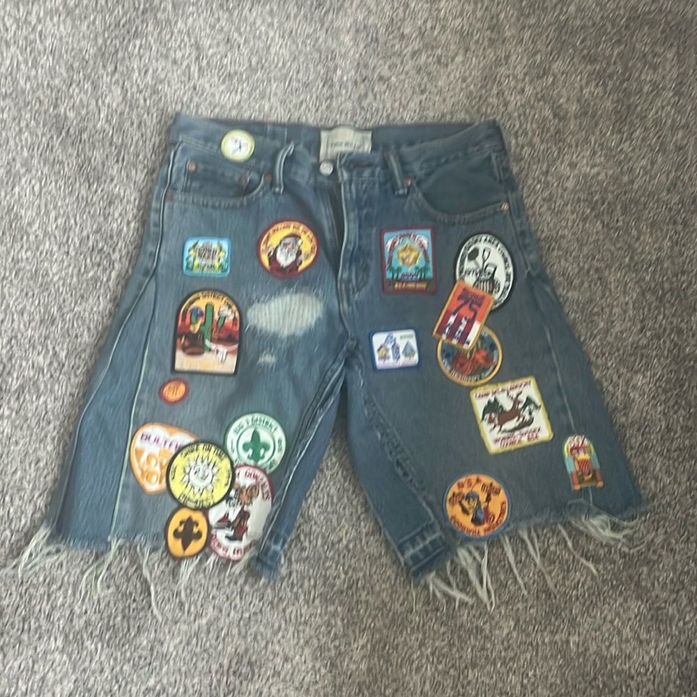 Jean shorts " Better With Age" known brand luxury